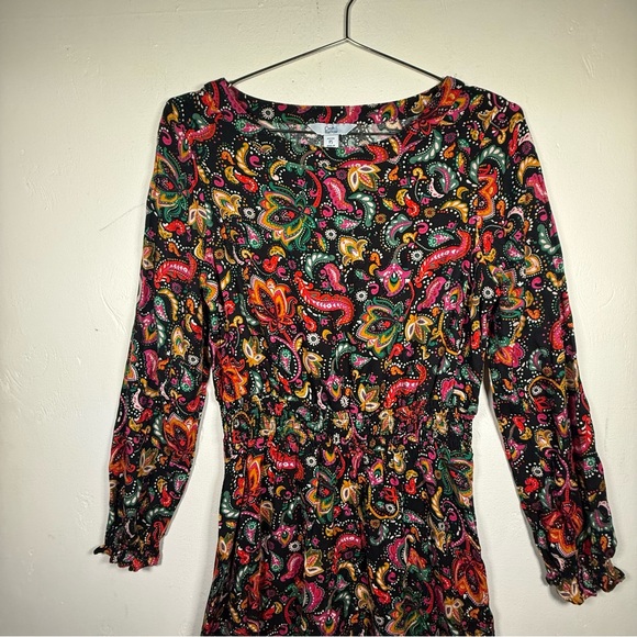 Croft & Barrow Midi Smocked Waist Dress - Size PS Preowned - Picture 14 of 15